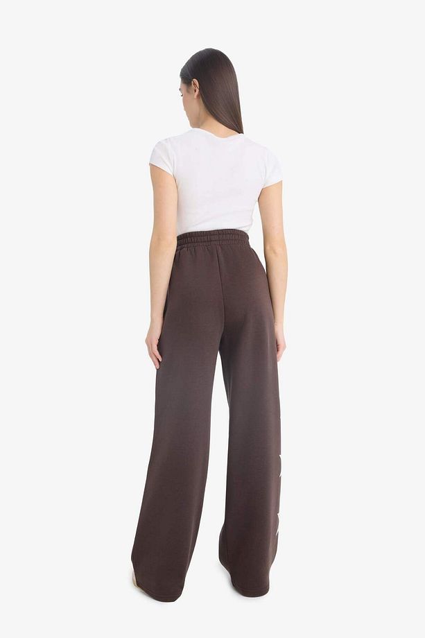 Coool Wide Leg Geniş Paça Baskılı Kalın Eşofman Altı E9584AX25WN - 6