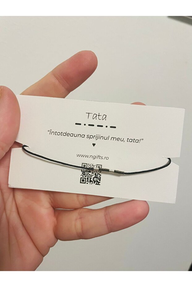 Morse Code Bracelet TATA - 1