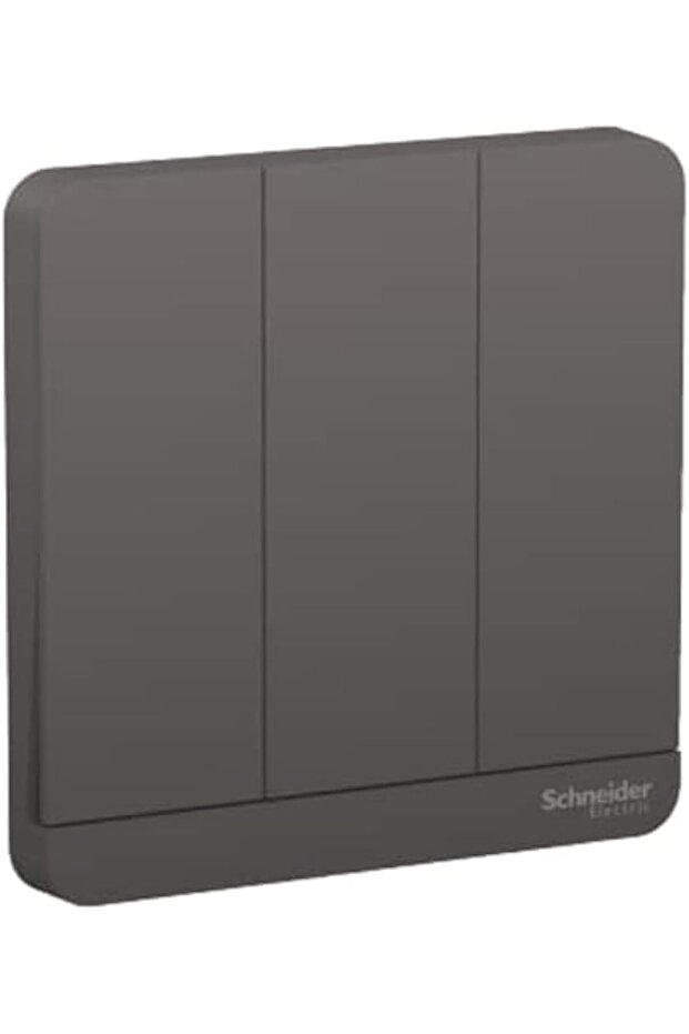 AvatarOn, 3 switches, 16AX, 250V, 2 way, Dark Grey