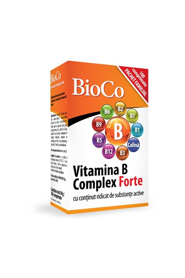 Complex de vitamine B Forte x 100 comprimate / - 3