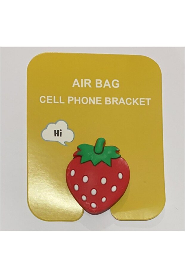 Popsocket pentru telefon sau tabletă, model căpșună - 3