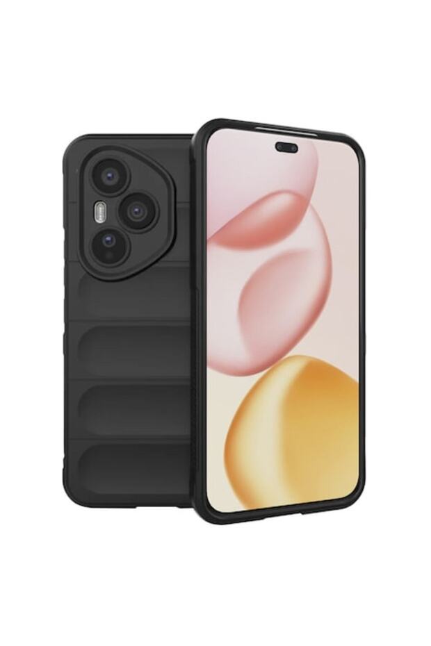 Case for Honor 400 Pro, L61, Polyurethane, Black - 1