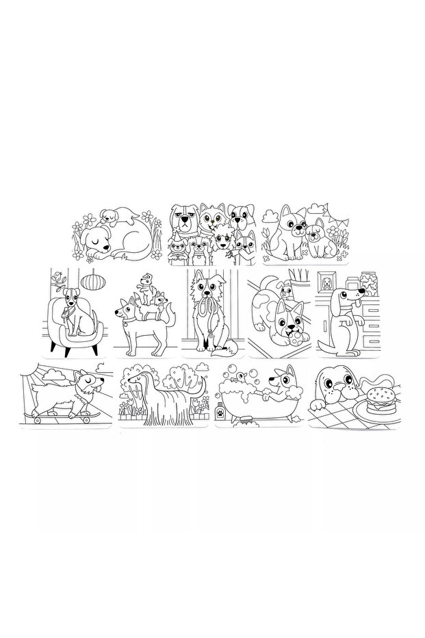 Undercover Art Secret Pattern Coloring Set - Cats - 3