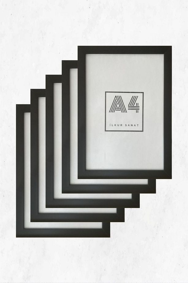 A4 Boyutunda (21X30 Cm) Çerçeve Beş Adet - 1