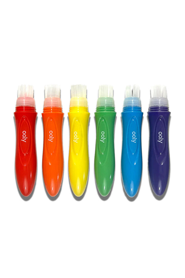 Pensule cu vopsea lichida Easy Squeezy - Set de 6 - 6