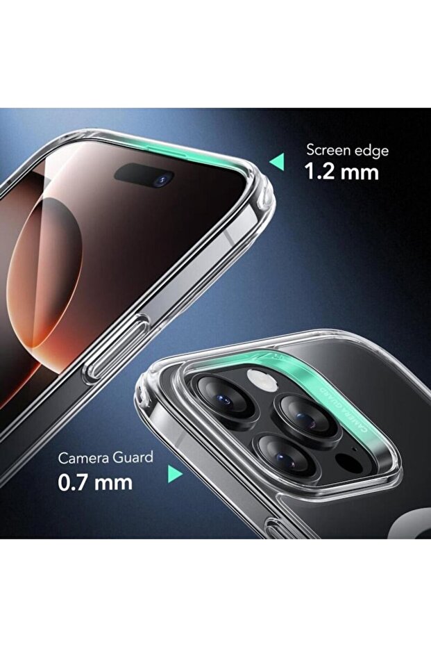 Case for iPhone 16 Pro, V64, Polyurethane, Clear - 3