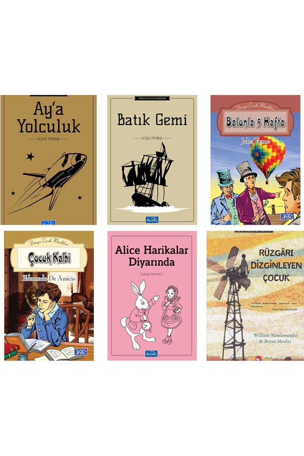 Rüzgarı Dizginleyen Çocuk 6 Book Set Middle School Level