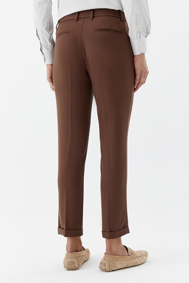 Jogger Erkek Pantolon Kahve - 5