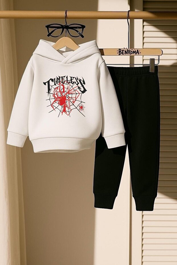 Timeless Printed 3 Thread Children's Tracksuit Set