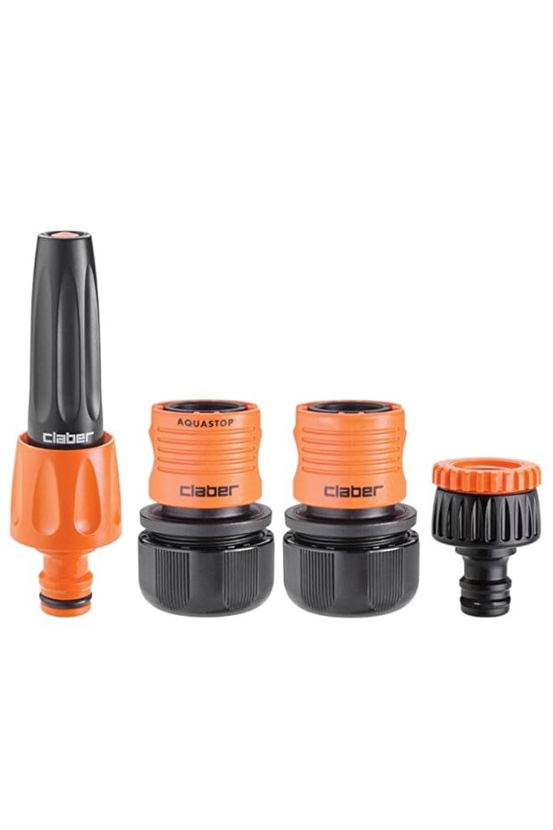 Claber 8827 Launcher + 3 Straight Fittings Kit/4-5/8 "