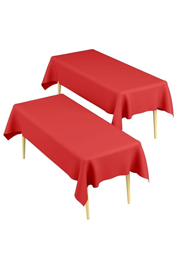 Table Cloth Rectangle Table Lime Green Cloth Plastic Table Cloth Disposable Table Cloths for Parties Green Tablecloth Disposable Tablecloths 54 x 108 Inch Table Covers (2 PCS,Red)