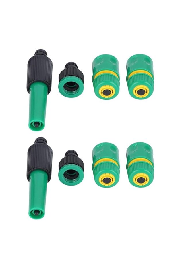 SONK Garden Hose Fitting Kit, Hose Connector Plastic G1/2 Outdoor 2 Set for Watering