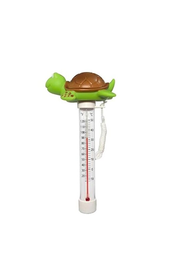 ALMEKAQUZ Floating Pool Thermometer,Cute Water Temp Floater with String,Easy Accurate Read for Wate - 1