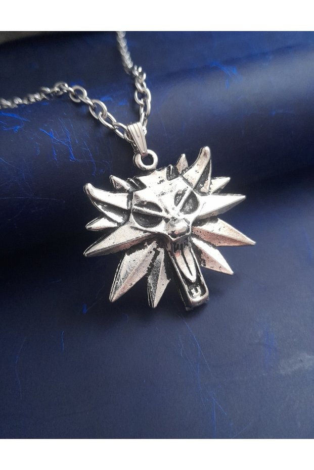 Wolf Head Premium Design Necklace Men's Necklace
