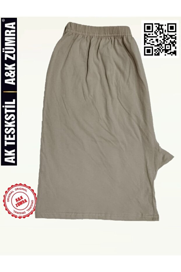 Anne Model Combed Cotton Above Knee Short Leggings & Shorts Plus Size with Mesh