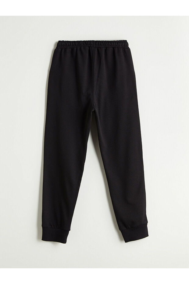 Beli Lastikli Erkek Çocuk Jogger Eşofman Alt 2'li - 4