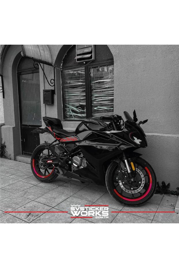 ملصق Cf Moto 250SR متوسط الهيكل على شكل برق ومطرقة ملصق ديكور بنمط