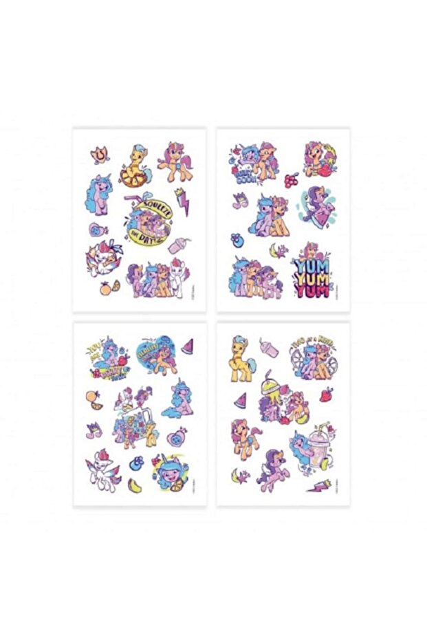 Temporary Tattoo Set Dodo, Pony - 3