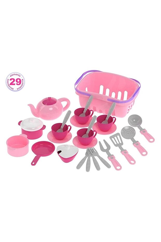 Kitchen Set TechnoK, 30 pcs, Plastic, Multicolored - 2