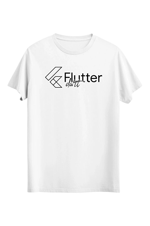 Special for Software Engineers, Flutter Dart Developer Printed, Unisex Design T-Shirt - 6