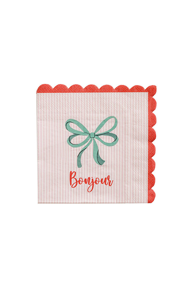 Sparkling Selections from Shining Store |   Bow Printed Paper Napkins 20 Pcs - 5