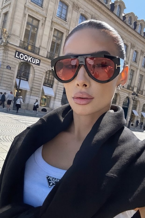 Urania- New Season Unisex Sunglasses Uv400 Full Protection Stylish Design with Case and Cloth Gift