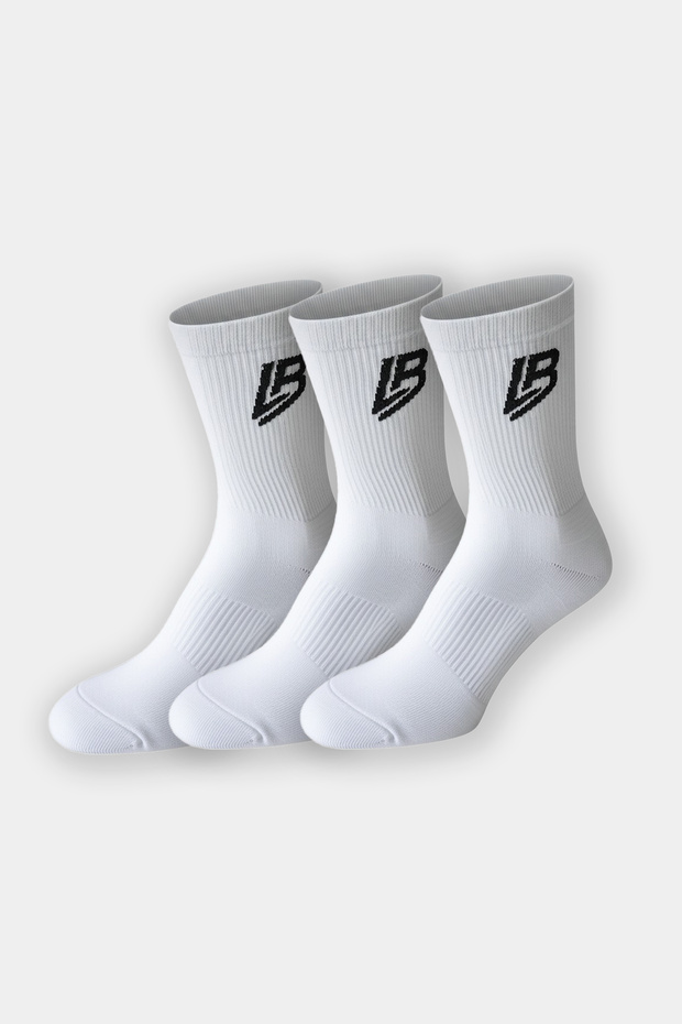 3 Pack Sports & Casual Comfortable Unisex Socks