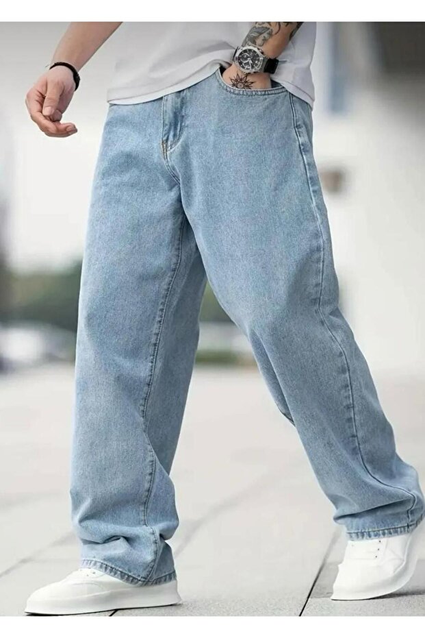 Men's New Season Washed Baggy Trousers Mbg 2025