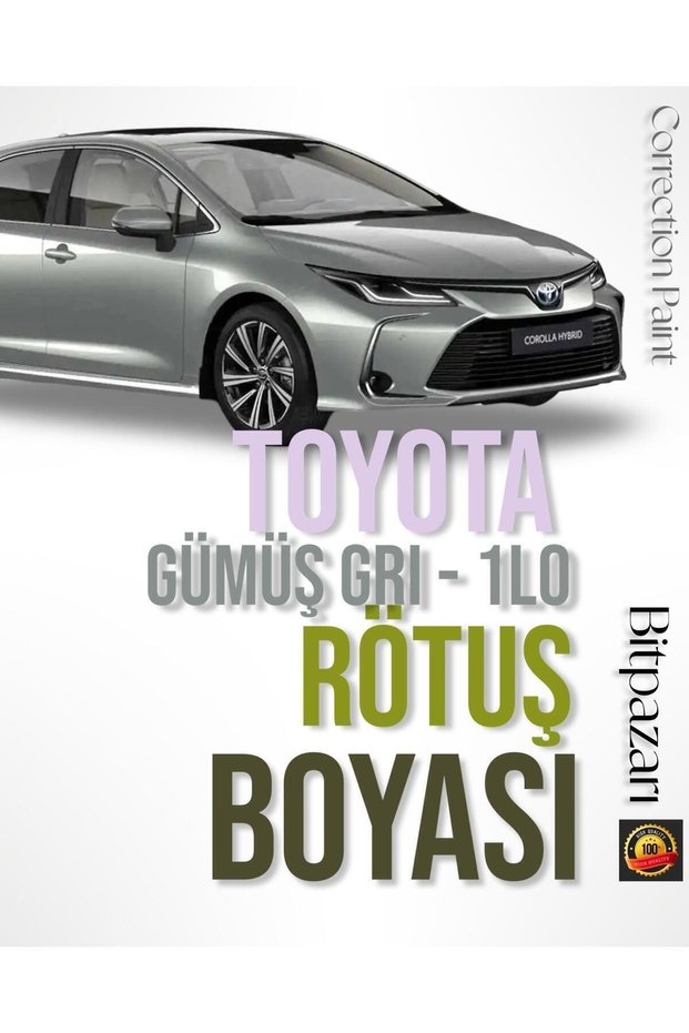 Toyota, Corolla, Ch-R, Yaris - Silver Gray (1L0) Automobile Scratch Stone Mark Remover Touch-Up Paint 20ml