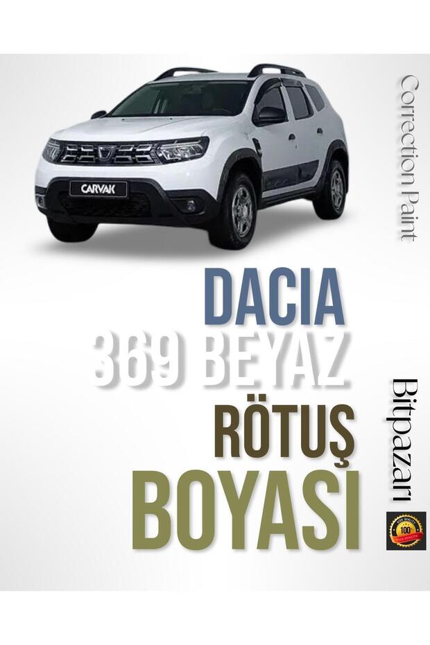 Dacia - Re 369 - Metallic Ice White Professional Retouching Paint - Stone Mark and Scratch Remover