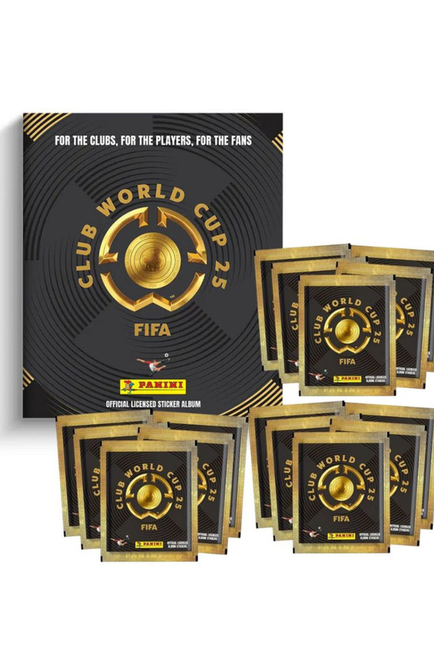 Licensed Fifa Club World Cup 2025 Sticker Collection Starter Pack+15 Pack Stickers