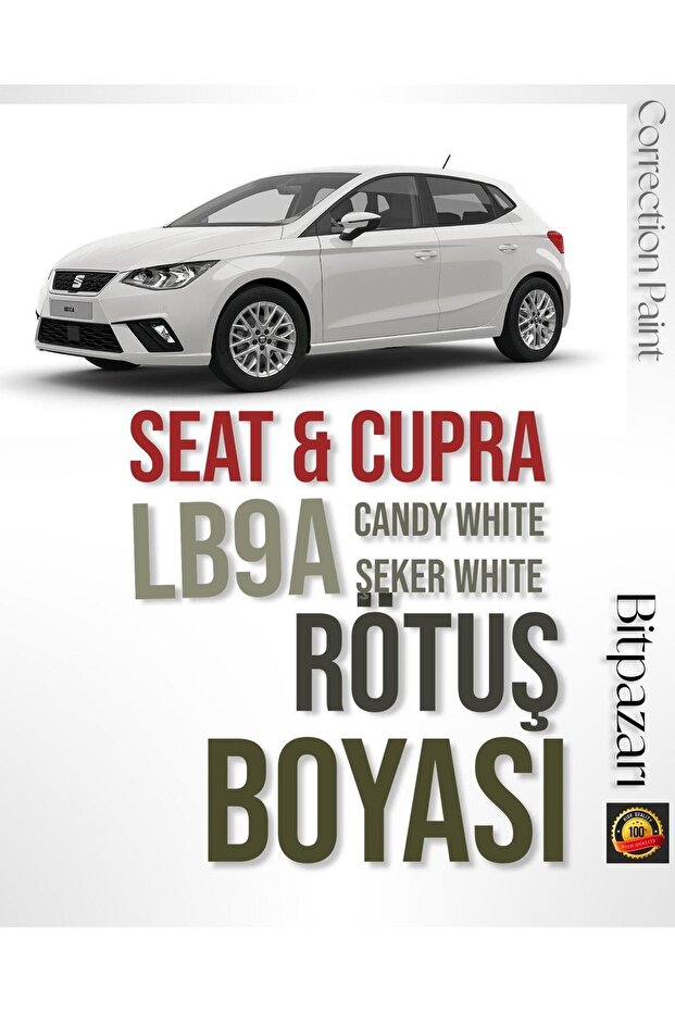 Cupra Formentor & Leon Lb9A - White - Professional Touch up Paint