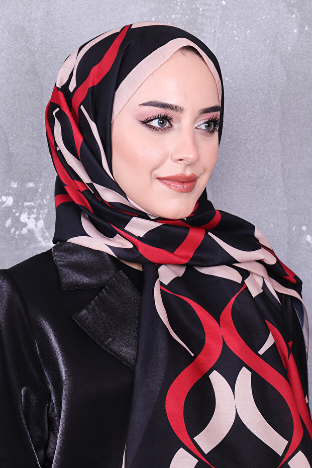 شال منقوش من القطن الناعم - 6