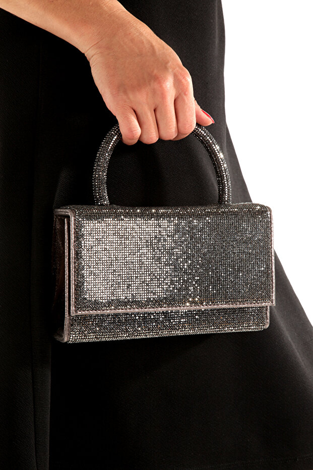Stone Rectangular Evening Bag - 1
