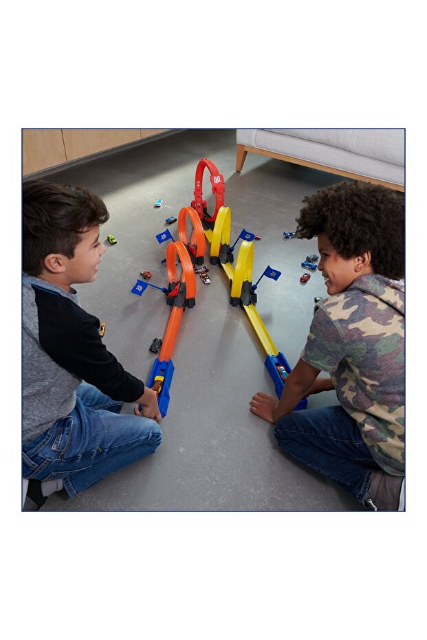 Trať Hot Wheels Action Double Loop - 3