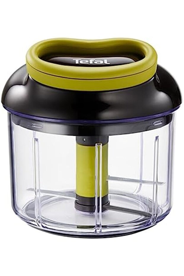 Manual Food Chopper | 900ml | 5-Second | Stainless Blades | Black/Citronnelle K1320404