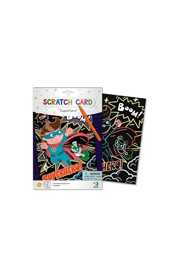 Creative Scratch Set - Superhero - 1