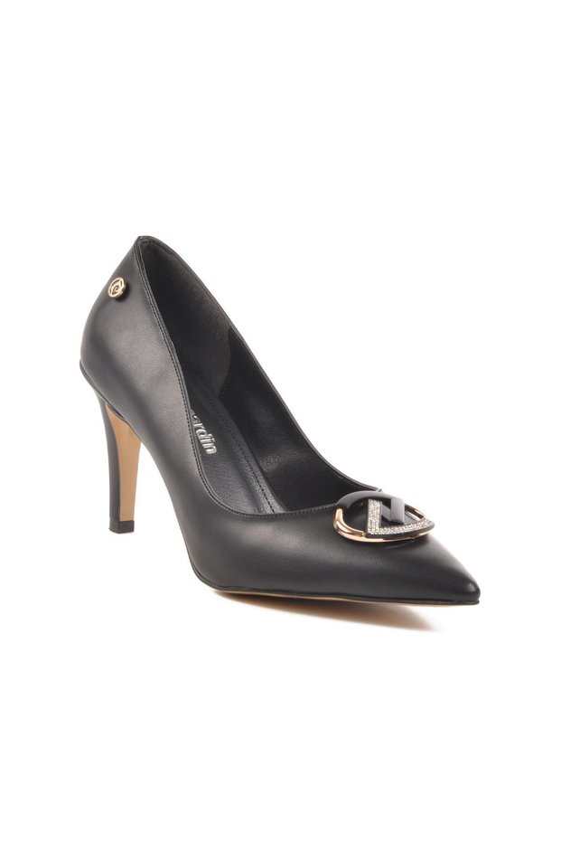 Pc-54506 Z Black Women's Evening Dress Shoes