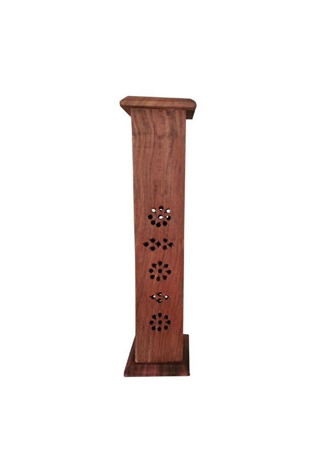 Handmade Pure Wooden Incense Stick Burner Holder – Elegant & Durable Tower-Shaped Mabkhara