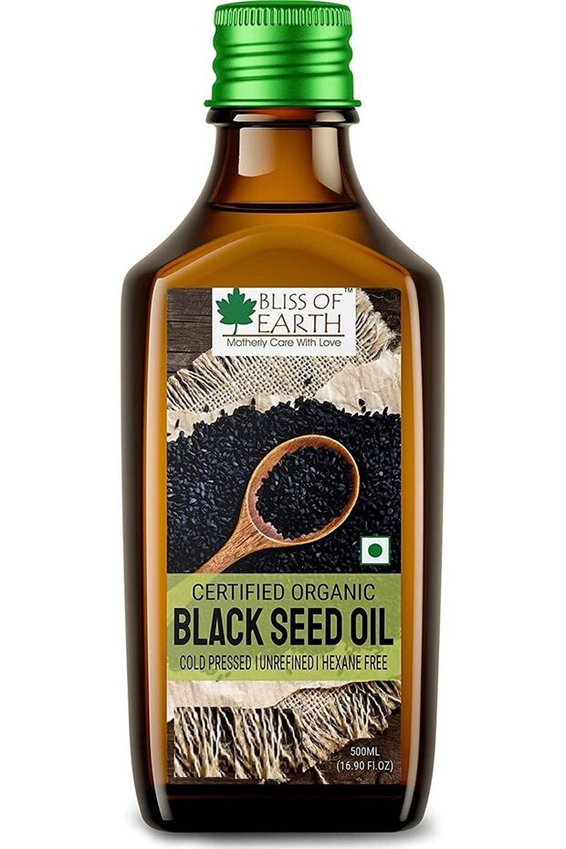 Pure Black Seed Oil (Kalonji), 500ml | Hair Treatment Oil, Hair & Scalp Nourishment, Organic Cold Pressed Formula