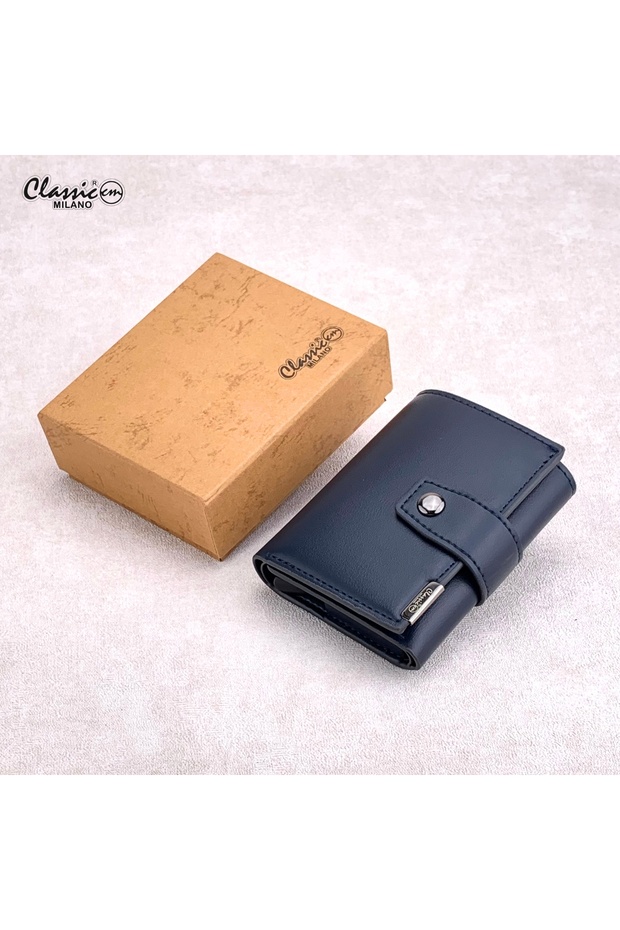 RFID Blocking Faux Leather Wallet for Men and Women