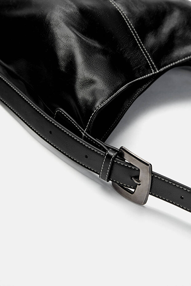 Dikişli tote çanta - 3