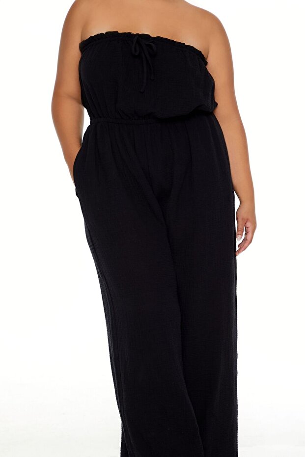 Plus Size Wide-Leg Tulum - 2