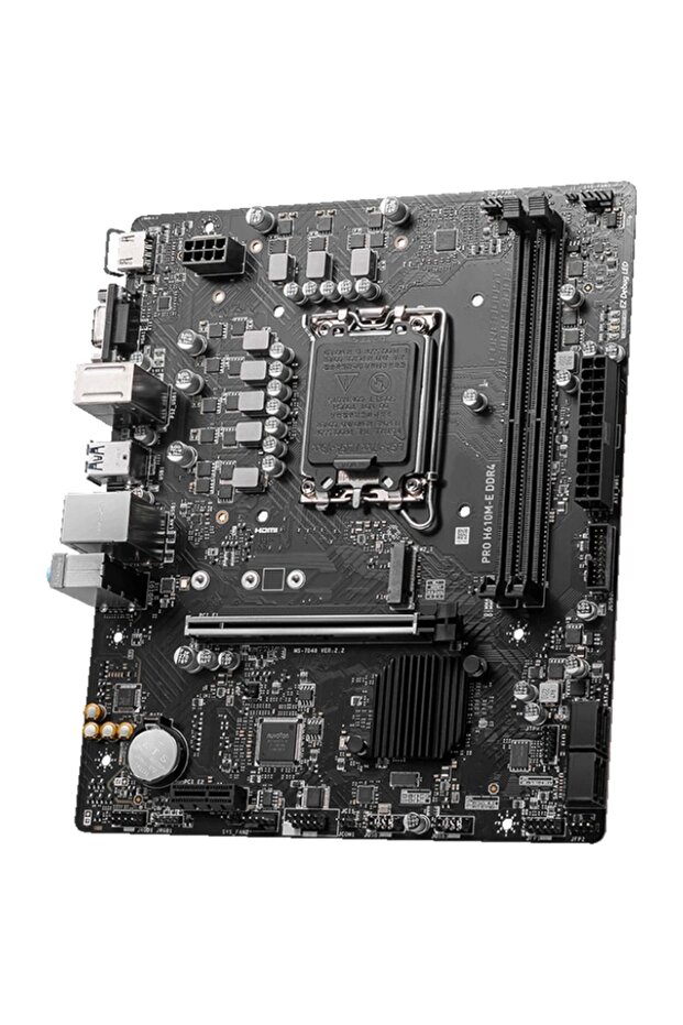 PRO H610M-E 3200MHz DDR4 Soket 1700 M.2 HDMI VGA mATX Anakart - 4