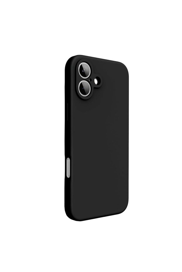 Premium Silicon Case For Apple iPhone 16 Plus, Black