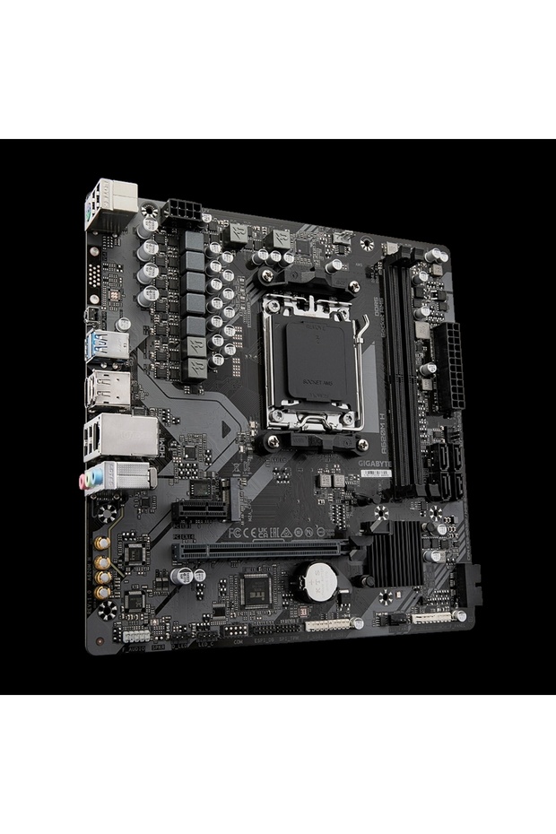 A620M H 6400MHz(OC) DDR5 Soket AM5 M.2 HDMI DP mATX Anakart - 3