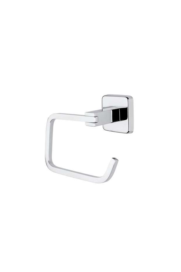 Theme Luxury Square Plus Bathroom Toilet Paper Holder Wc Paper Holder Chrome