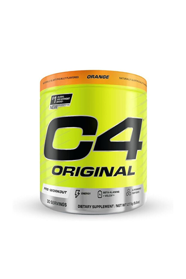 C4 Original Pre Workout Food Supplement, Orange, 30 Servings,