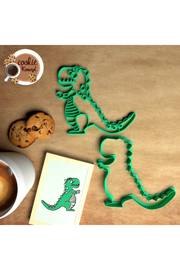 Baby Shower Mold Set Dinosaur # 13 – Cookie, Dough and Clay Compatible