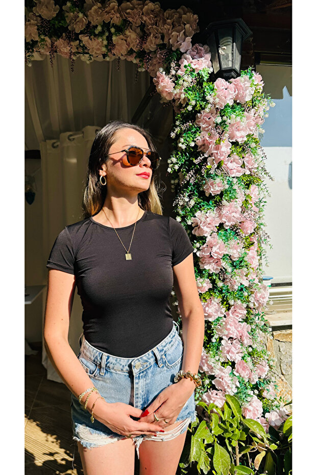 BACIS SİYAH BLUZ - 1